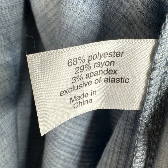 Lane Bryant Off the Shoulder Tie Front Blouse size 26/28‎ Blue/Gray - Picture 3 of 6